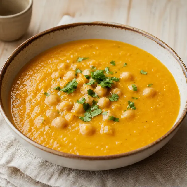 Soupe légumes et pois chiches