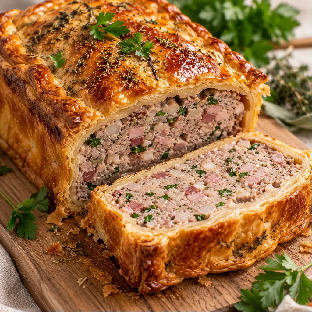 Veau moelleux en croûte