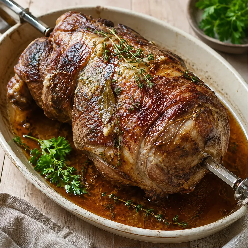 Agneau à la broche