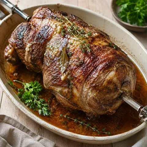 Agneau à la broche