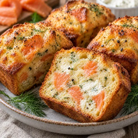 Cakes saumon Boursin