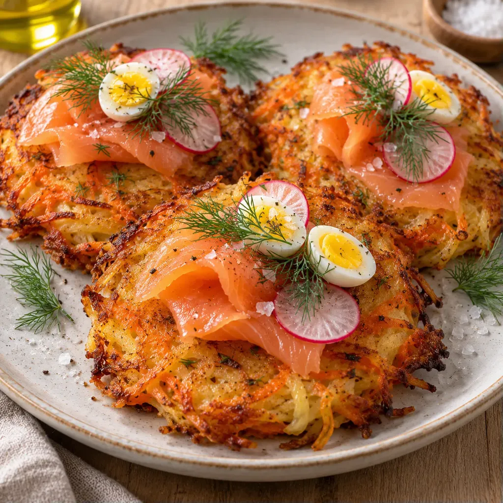 Rösti truite fumée