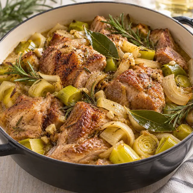 Porc façon cocotte