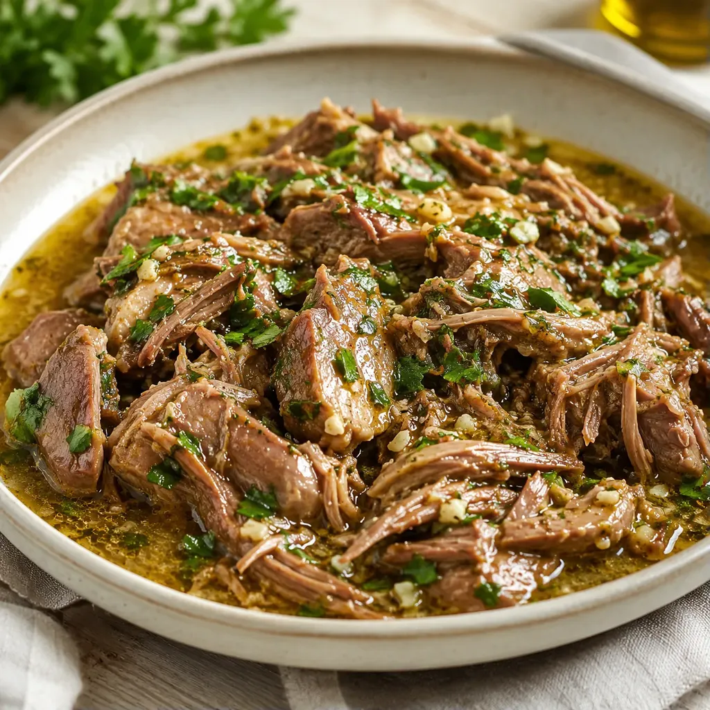 Agneau, persil et citron
