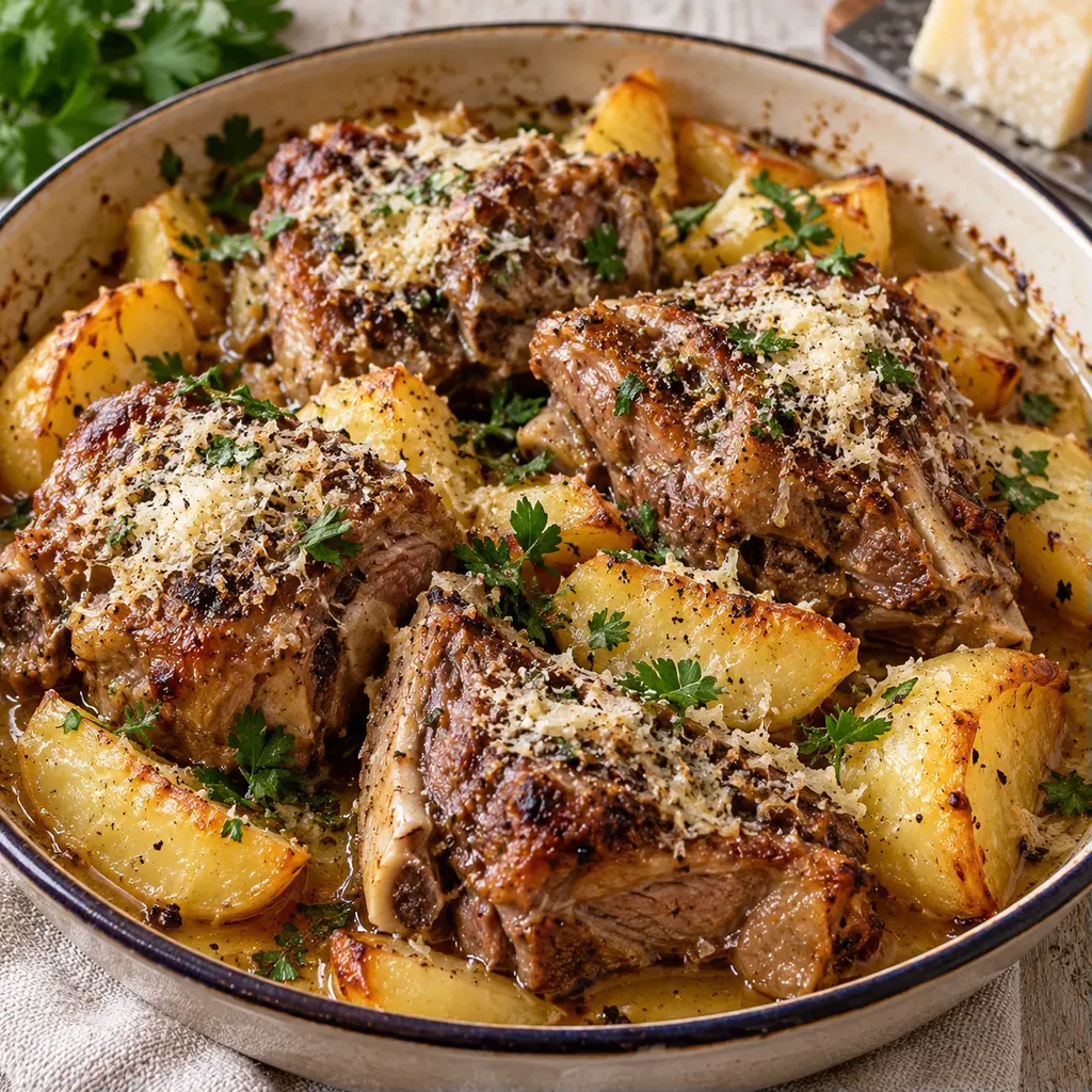Four vin pecorino agneau