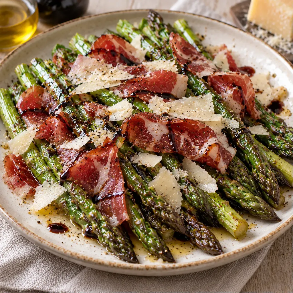 Asperges coppa parmesan