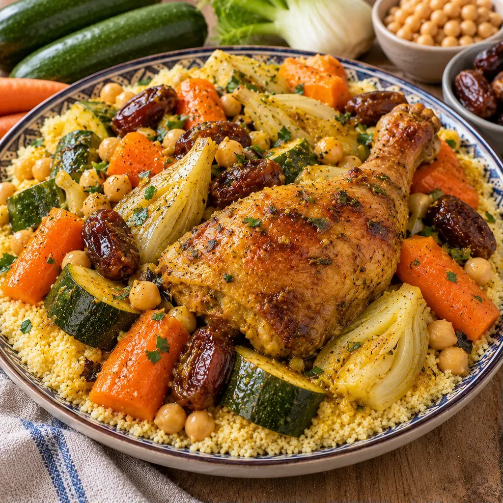 Dinde légumes épices