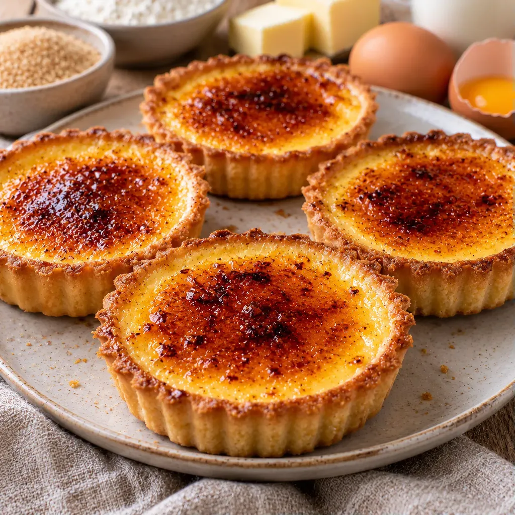 Crème brûlée tartelettes