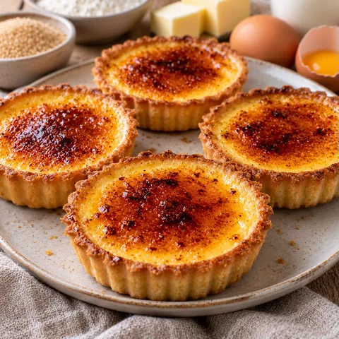 Crème brûlée tartelettes