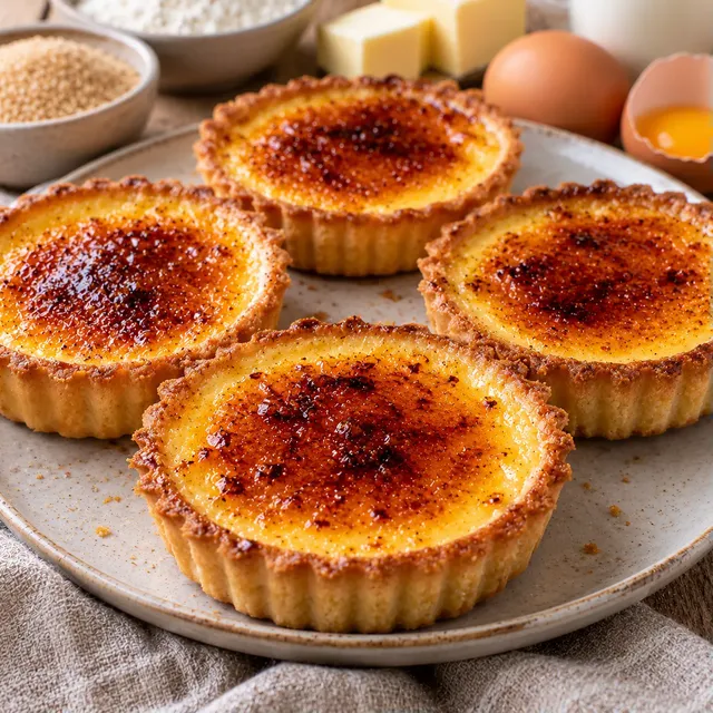 Crème brûlée tartelettes