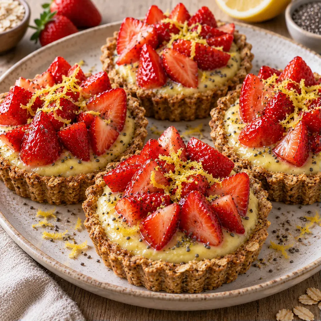 Fraises vegan citron