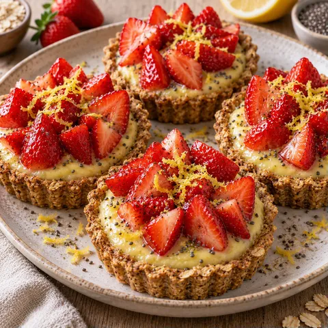 Fraises vegan citron