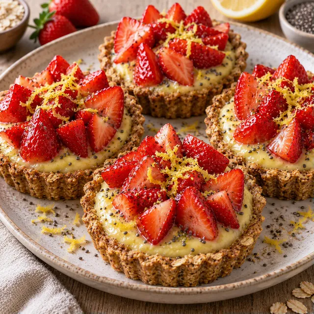 Fraises vegan citron