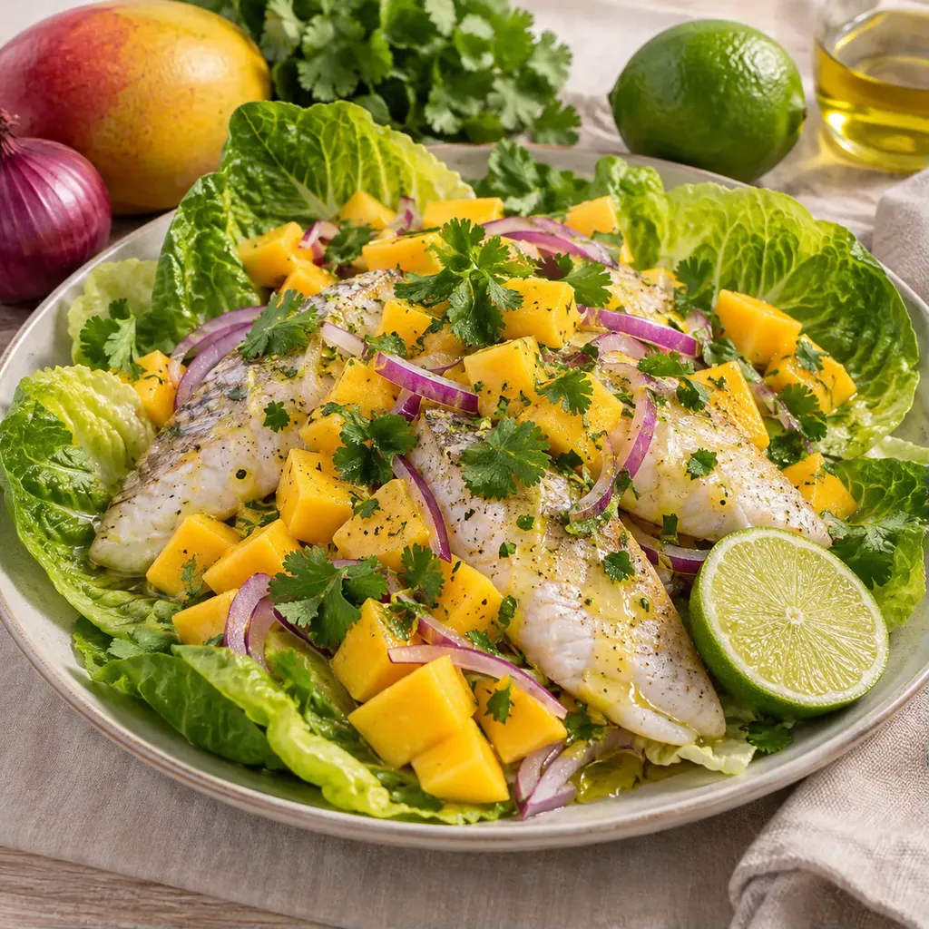 Daurade mangue citron vert