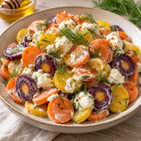Carottes chèvre multicolore