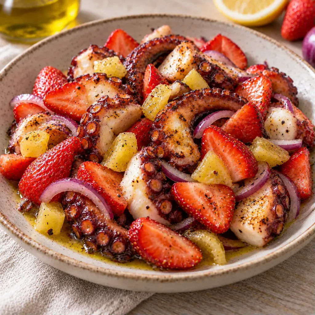 Grillé fraises citron