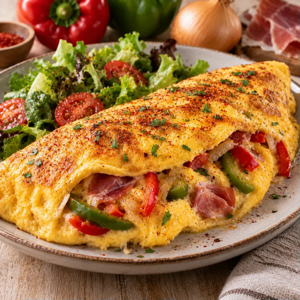 omelette jambon bayonne