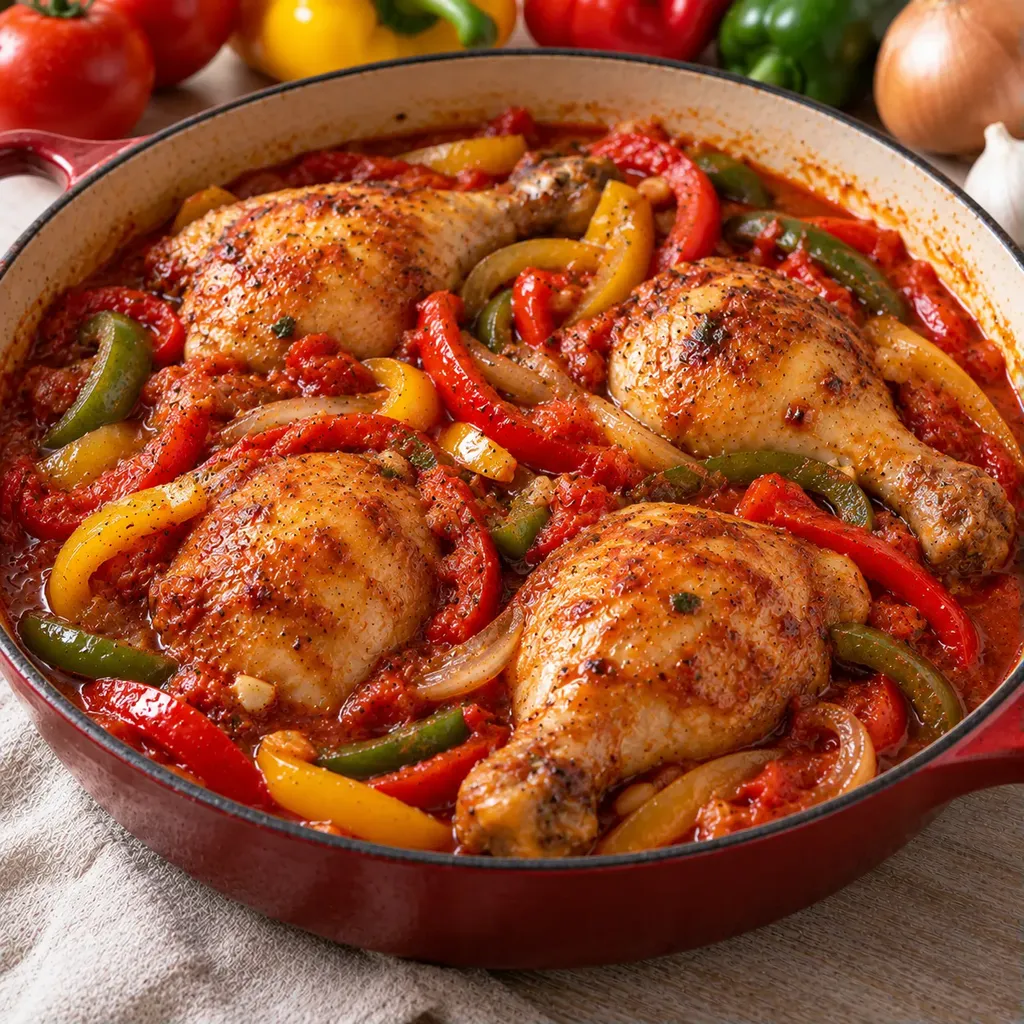 poulet basquaise mijoté