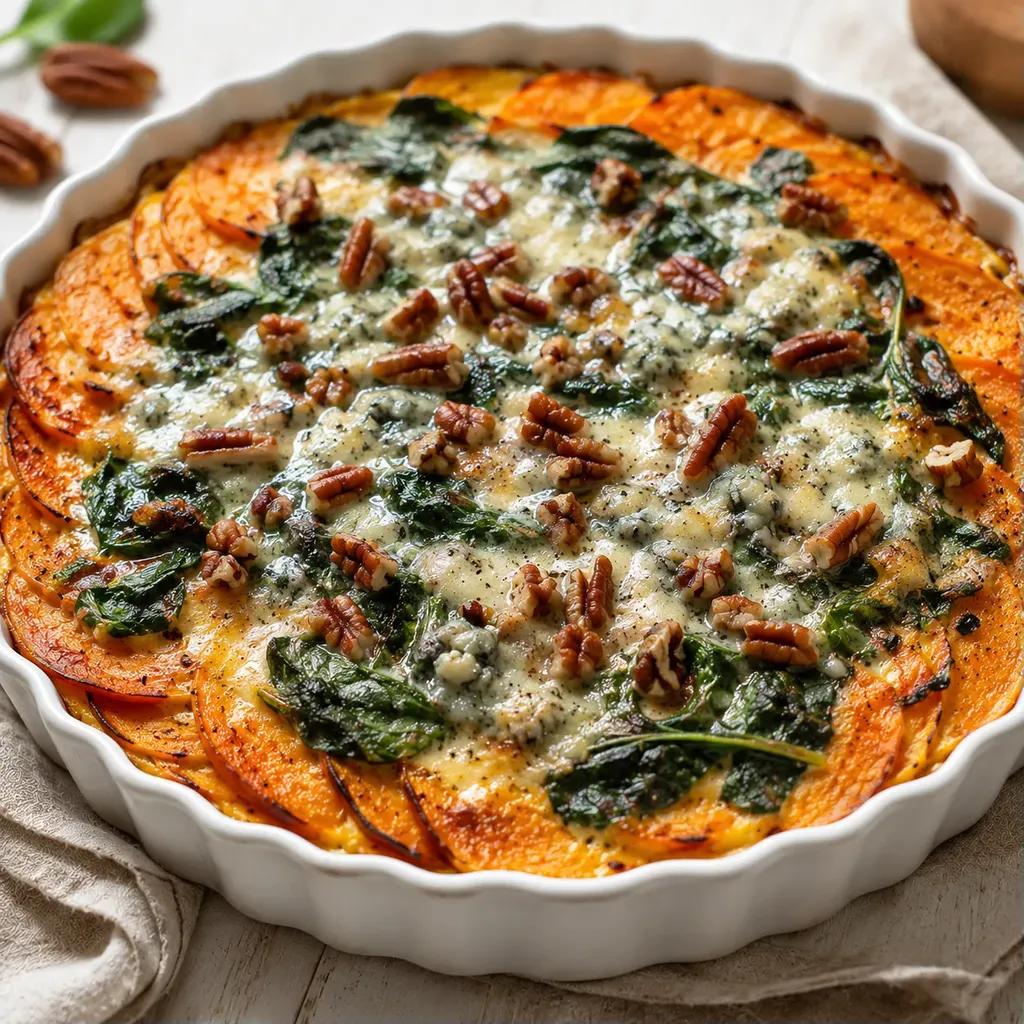 Tarte douce épinards