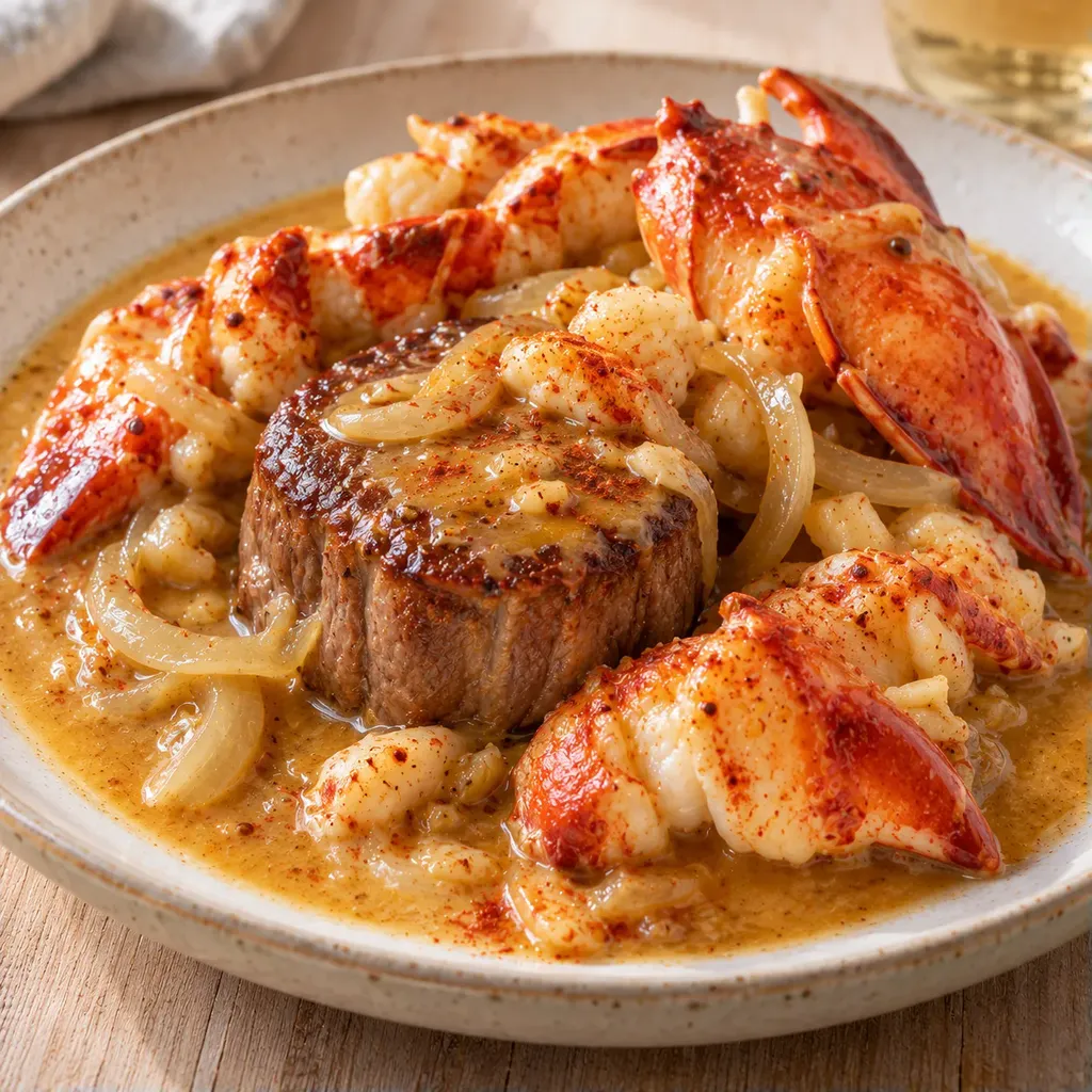 Homard et filet savoureux