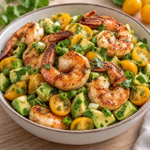 Grillées avocat crevettes