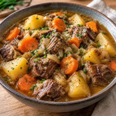 Savoureux agneau mijoté
