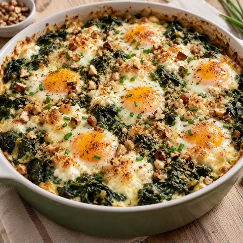 Œufs épinards ricotta