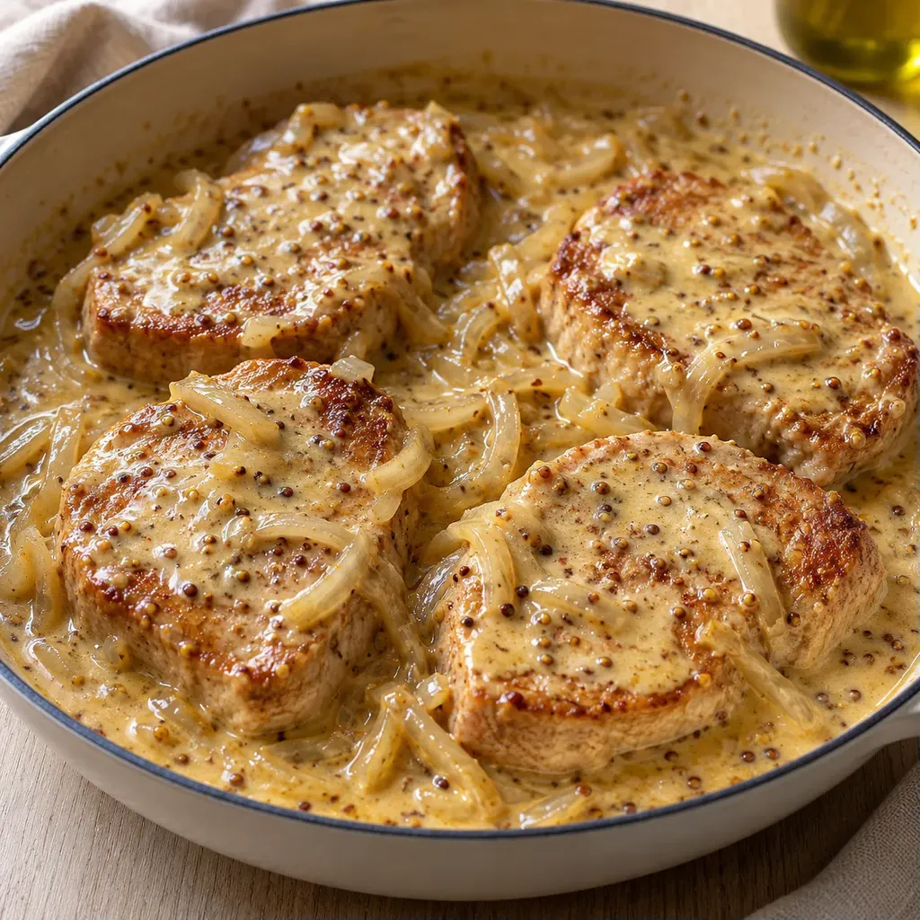 Porc moutarde mijoteuse