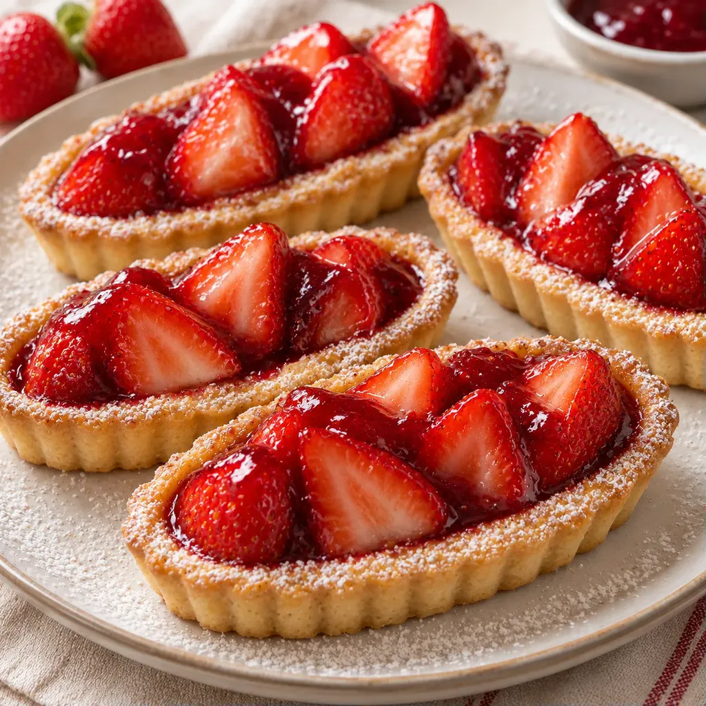 Barquettes aux fraises