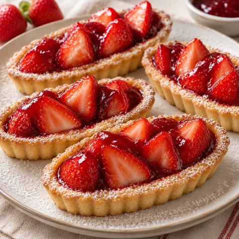Barquettes aux fraises