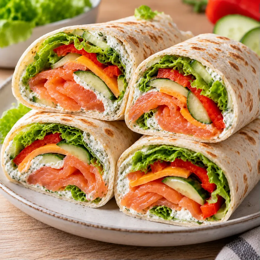 Wraps Saumon Fromage