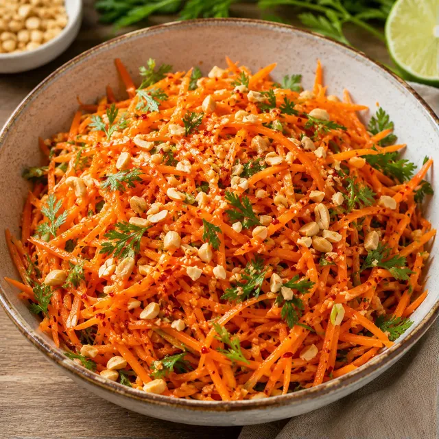 Salade croquante carottes Vietnam