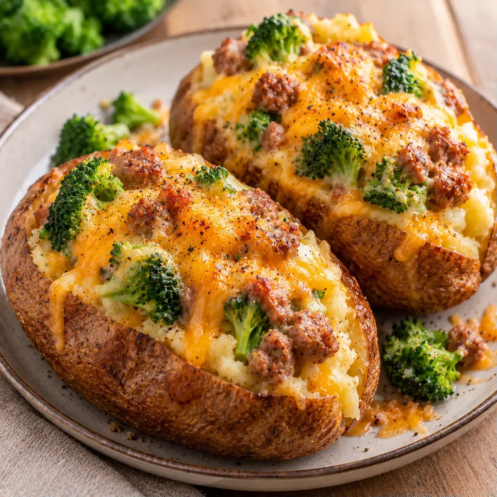 Brocoli saucisse pommes
