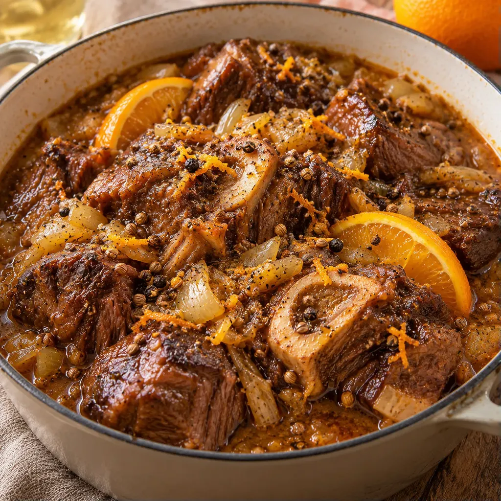 Boeuf orange carvi