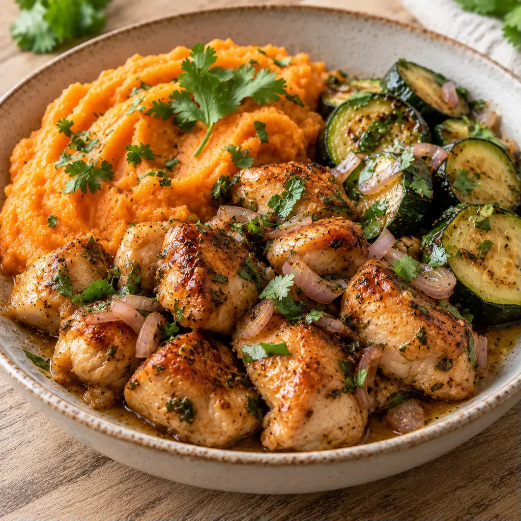 Poulet et patates douces