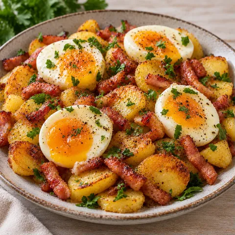 Campagnarde pommes lardons