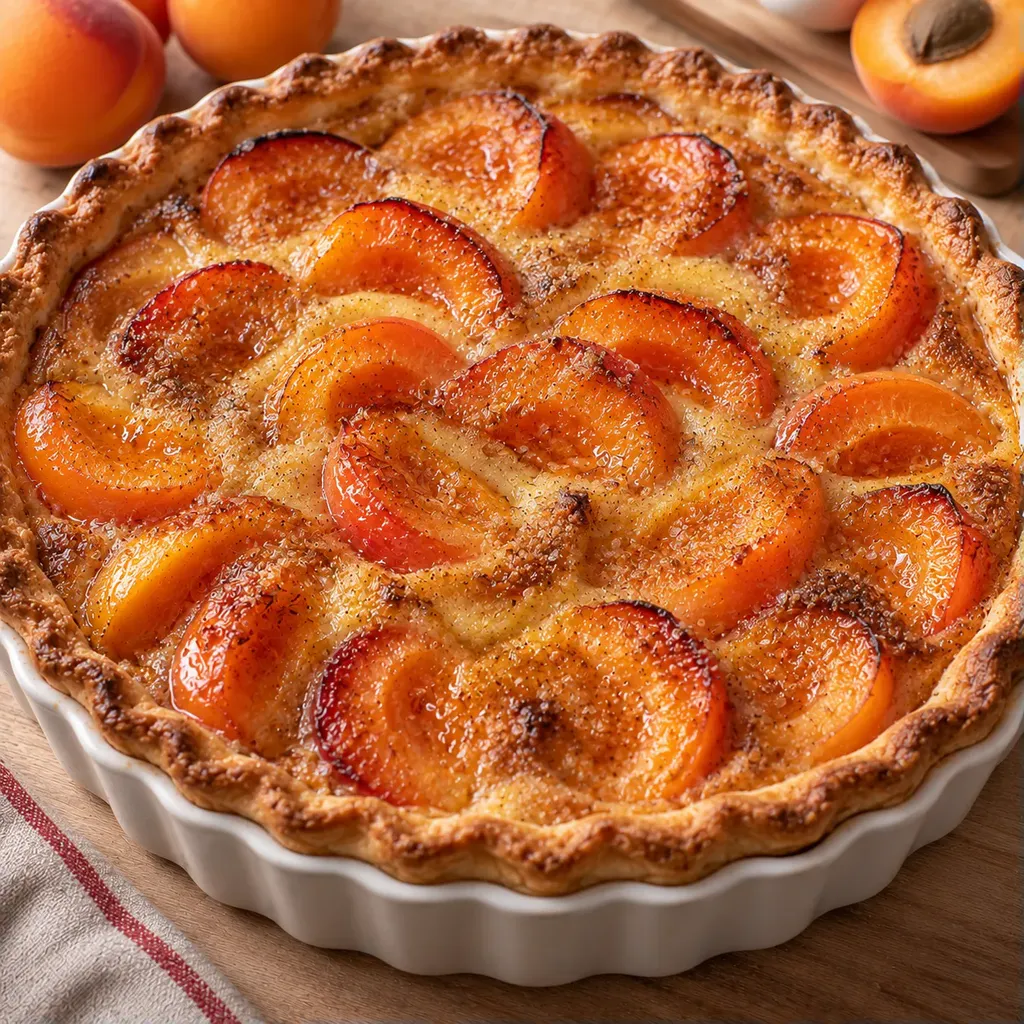 Abricots et crème d’amandes