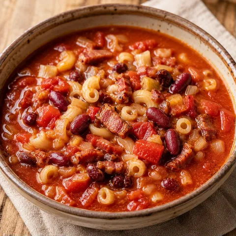 Soupe campagnarde haricots rouges
