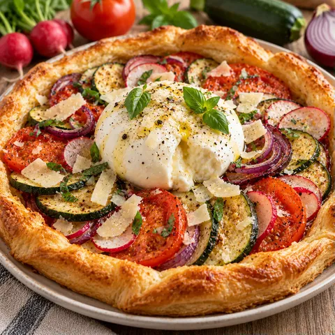 Légumes et parmesan