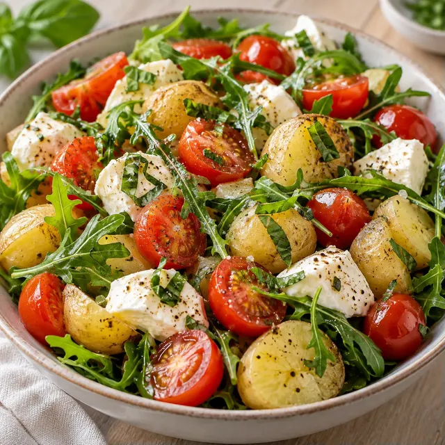 Tomates Mozzarella Roquette