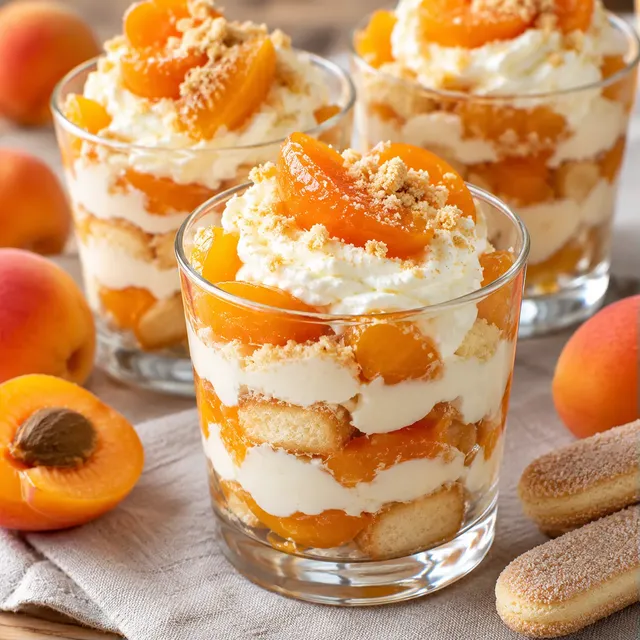 Abricots en verrines