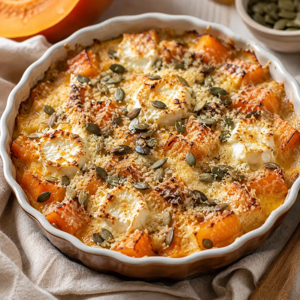 Gratin Potiron Chèvre