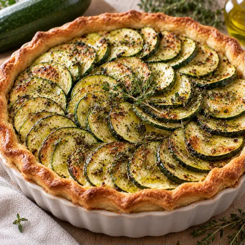 Courgettes et herbes soleil