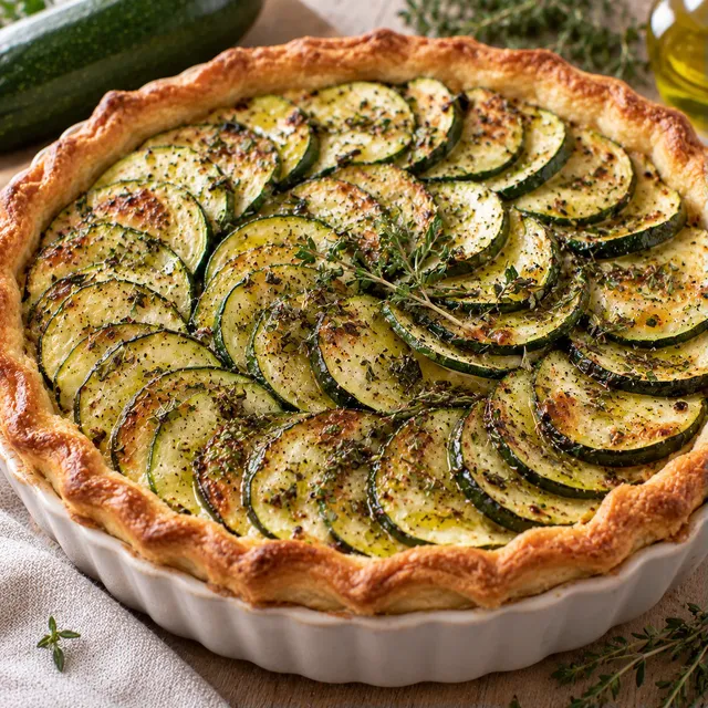 Courgettes et herbes soleil