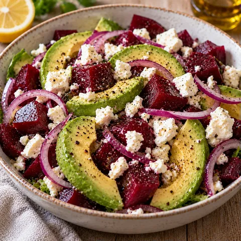 Betterave Feta Avocat