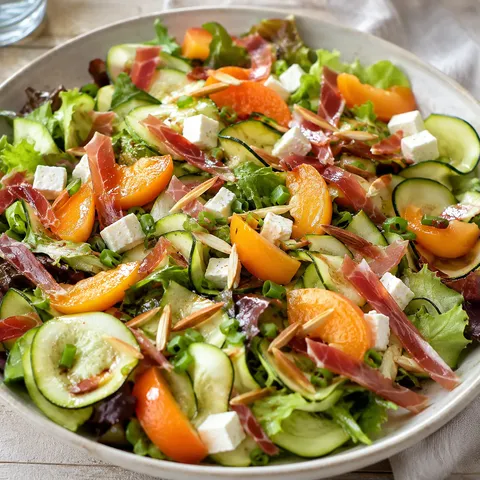 Abricots feta jambon