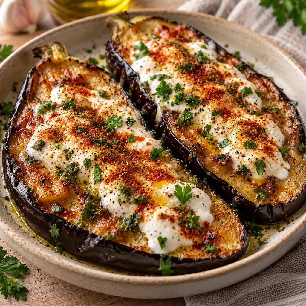 Four Aubergines Sauce