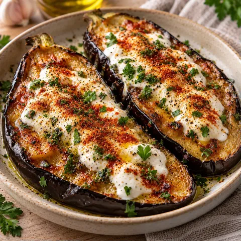 Four Aubergines Sauce