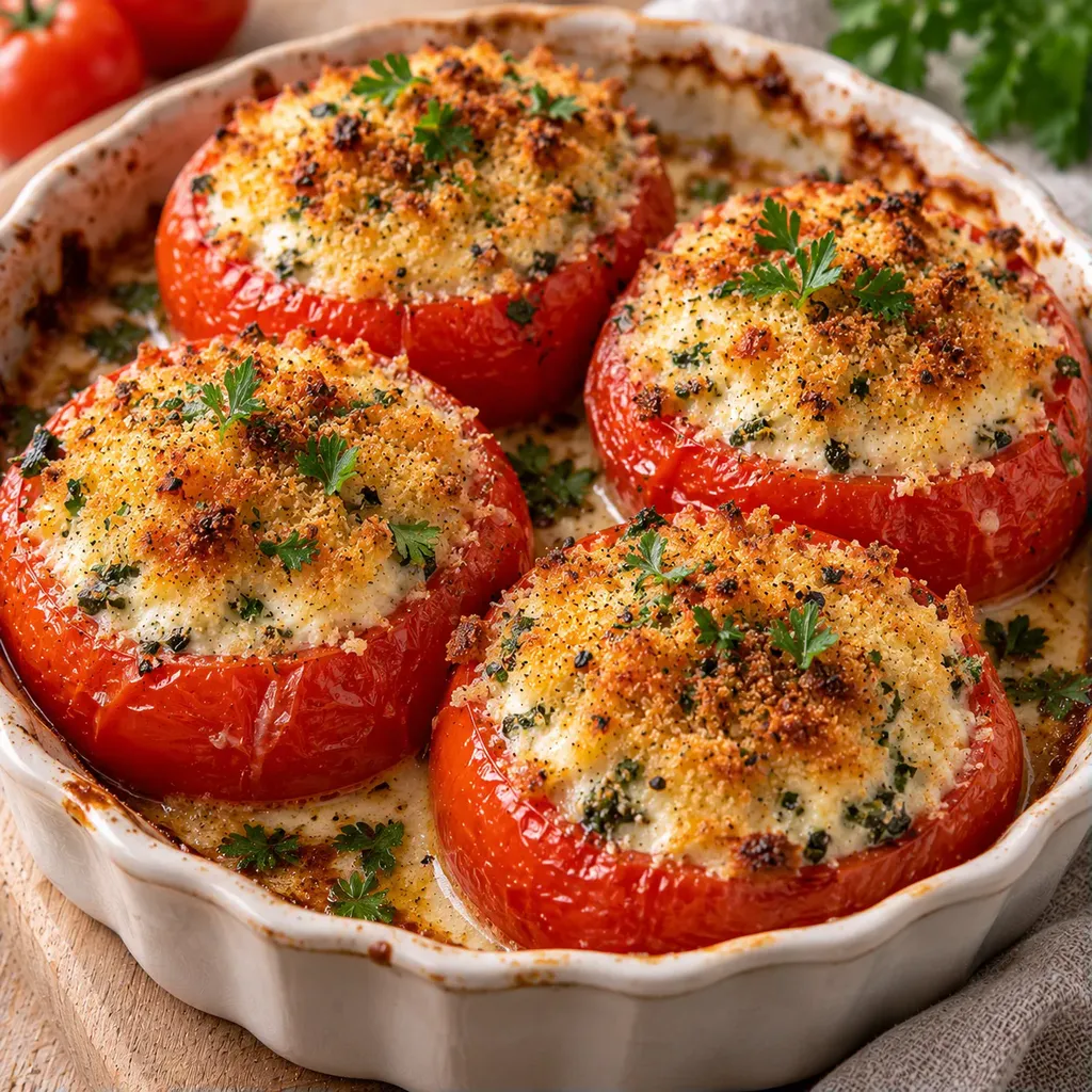 Tomates dorées fondantes