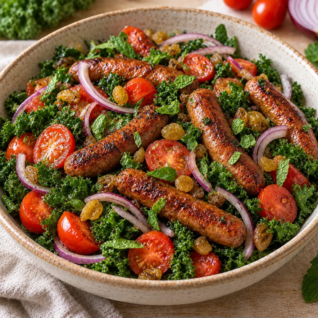 Merguez kale air fryer